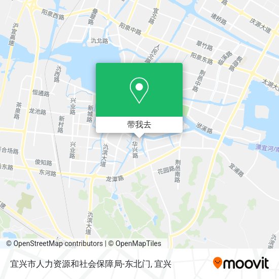 宜兴市人力资源和社会保障局-东北门地图