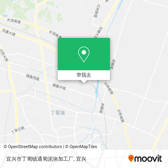 宜兴市丁蜀镇通蜀泥块加工厂地图