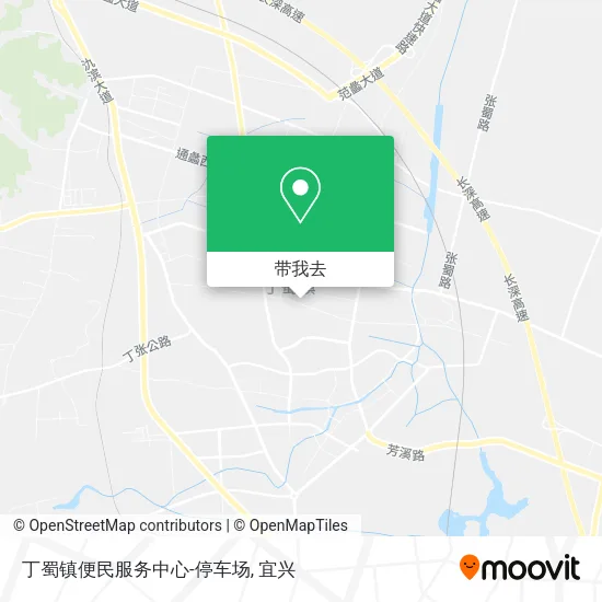 丁蜀镇便民服务中心-停车场地图