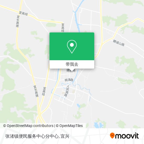 张渚镇便民服务中心分中心地图