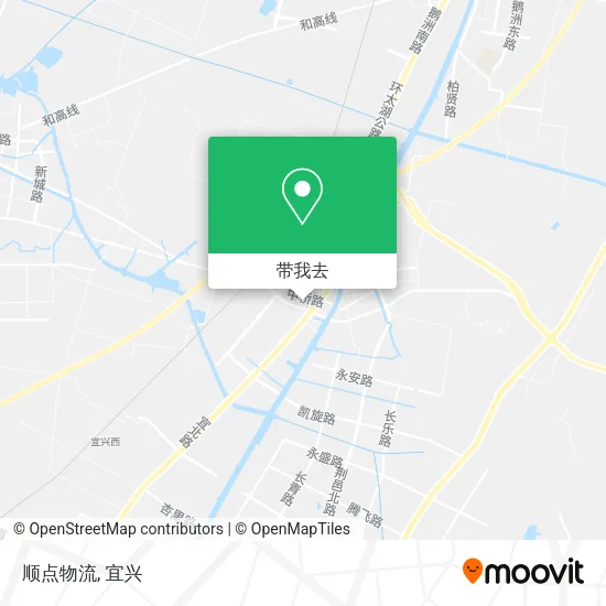 顺点物流地图