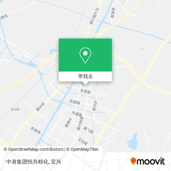 中港集团恒兴精化地图