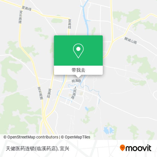天健医药连锁(临溪药店)地图