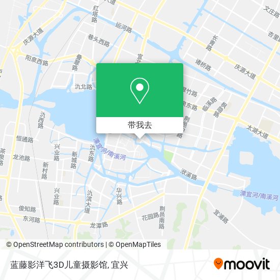 蓝藤影洋飞3D儿童摄影馆地图