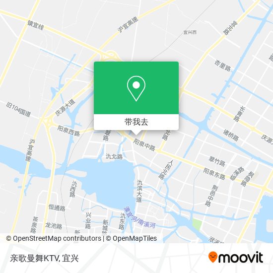 亲歌曼舞KTV地图