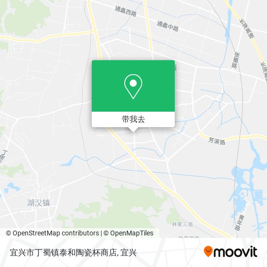 宜兴市丁蜀镇泰和陶瓷杯商店地图