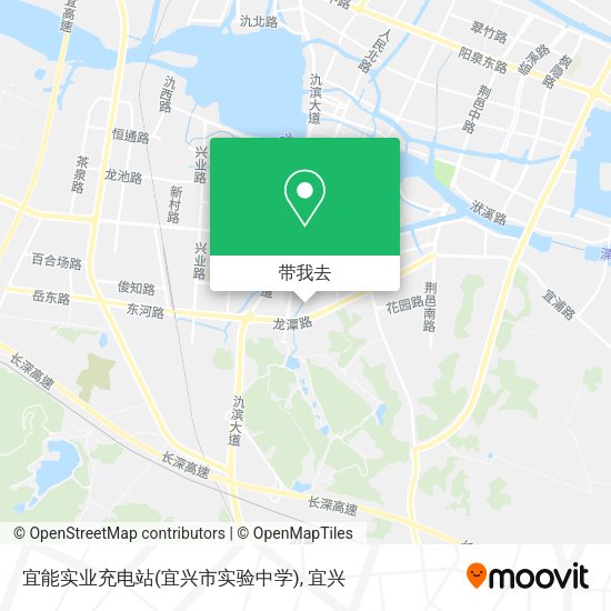 宜能实业充电站(宜兴市实验中学)地图