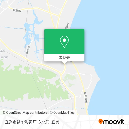 宜兴市裕华彩瓦厂-东北门地图