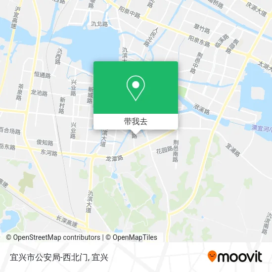 宜兴市公安局-西北门地图