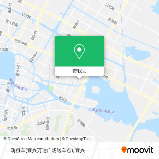 一嗨租车(宜兴万达广场送车点)地图