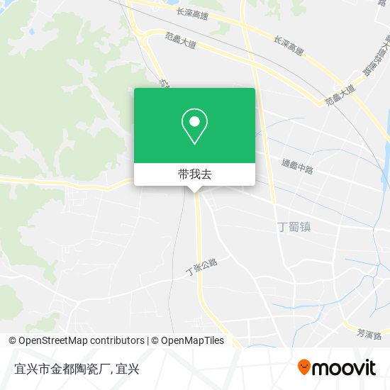 宜兴市金都陶瓷厂地图