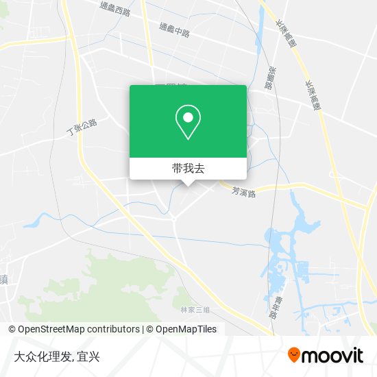 大众化理发地图