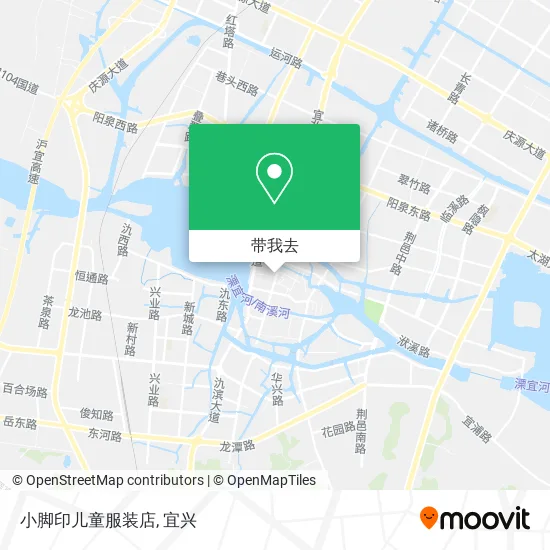 小脚印儿童服装店地图