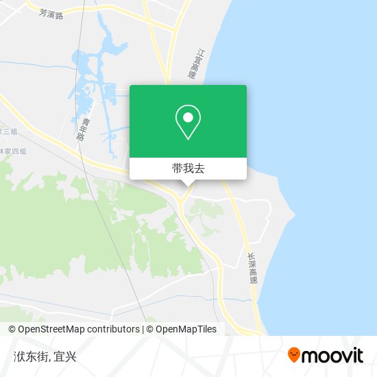 洑东街地图