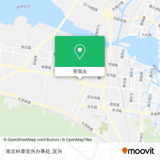 南京科泰宜兴办事处地图