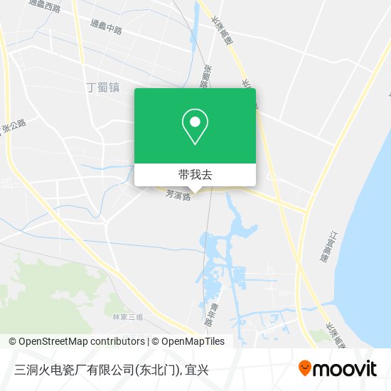 三洞火电瓷厂有限公司(东北门)地图
