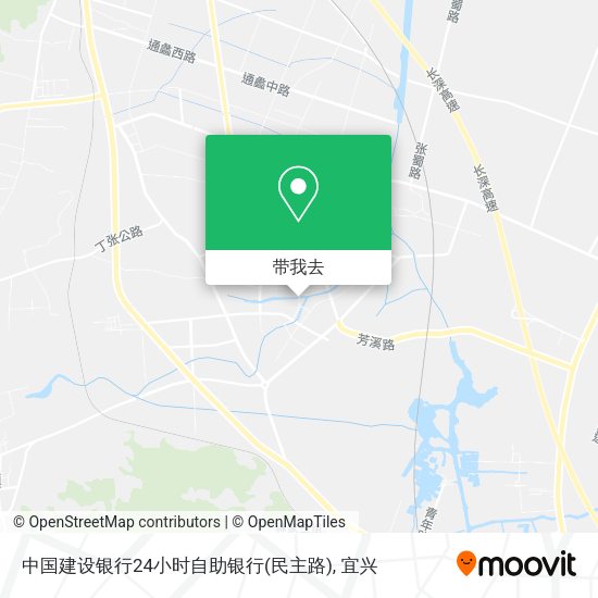 中国建设银行24小时自助银行(民主路)地图