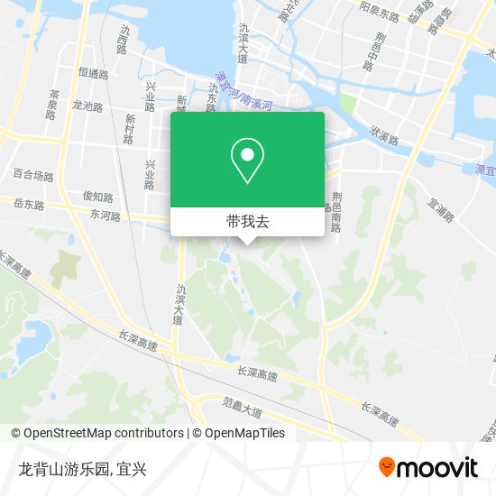龙背山游乐园地图