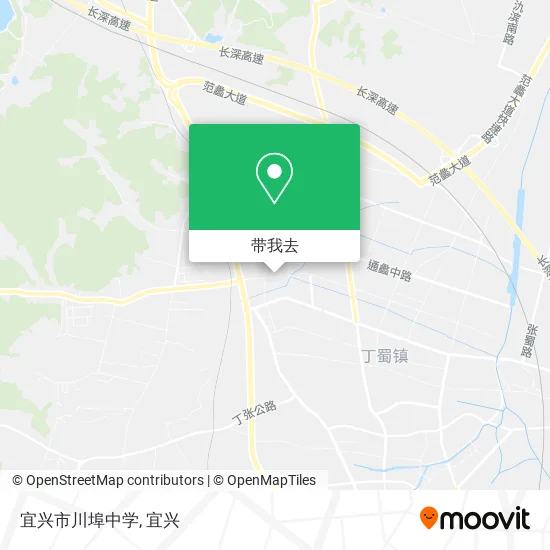 宜兴市川埠中学地图
