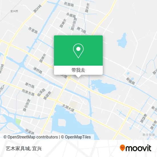 艺木家具城地图