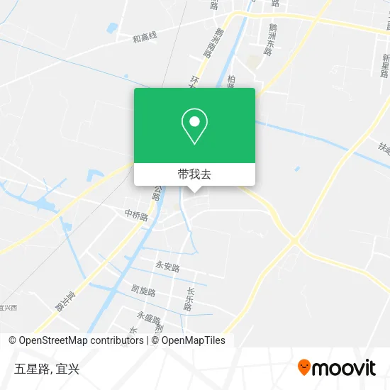五星路地图