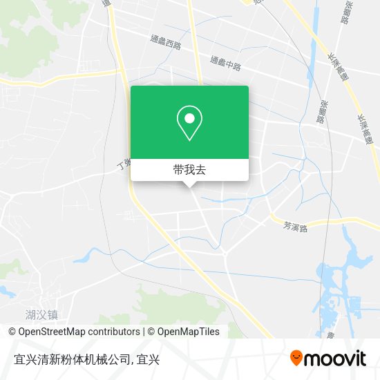 宜兴清新粉体机械公司地图