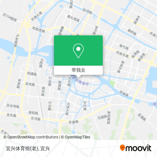 宜兴体育馆(老)地图