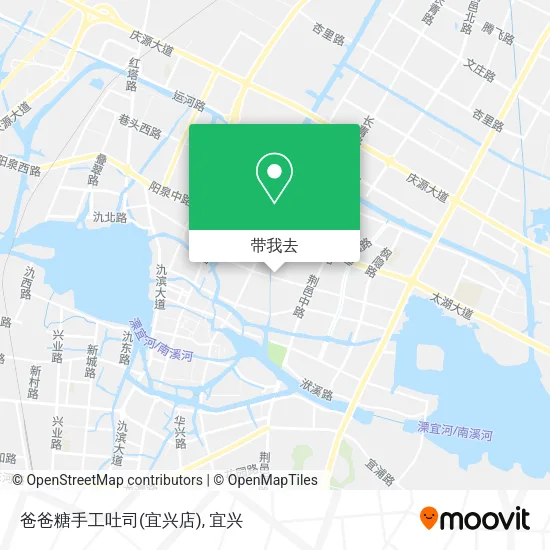 爸爸糖手工吐司(宜兴店)地图