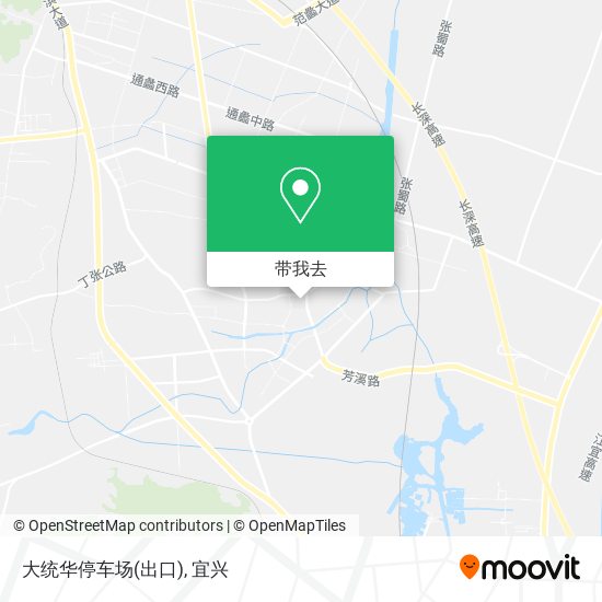 大统华停车场(出口)地图