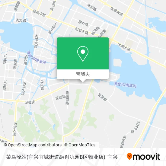 菜鸟驿站(宜兴宜城街道融创氿园B区物业店)地图
