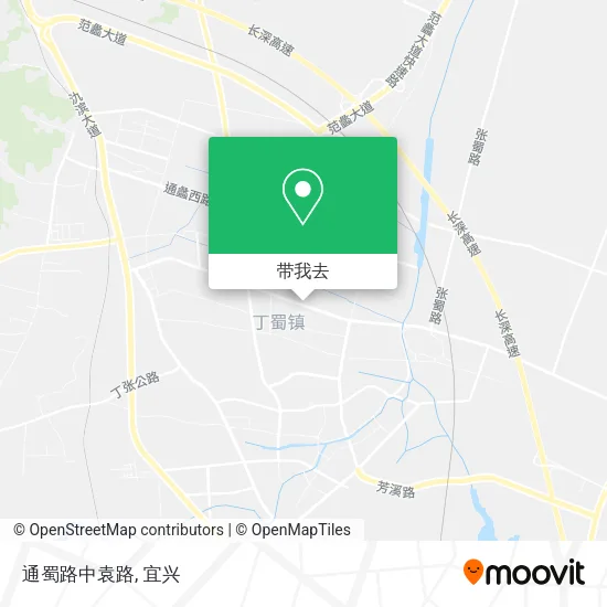 通蜀路中袁路地图