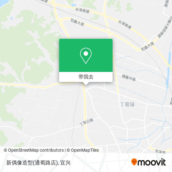 新偶像造型(通蜀路店)地图