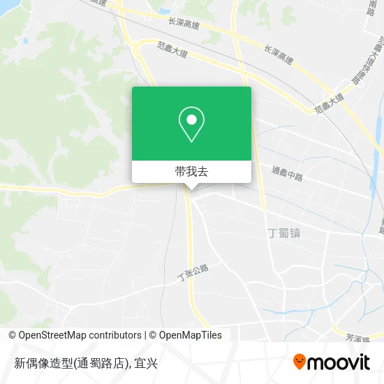 新偶像造型(通蜀路店)地图