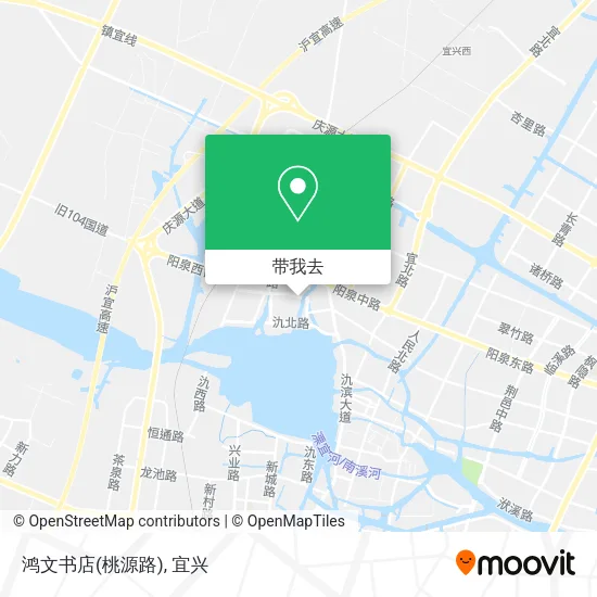 鸿文书店(桃源路)地图