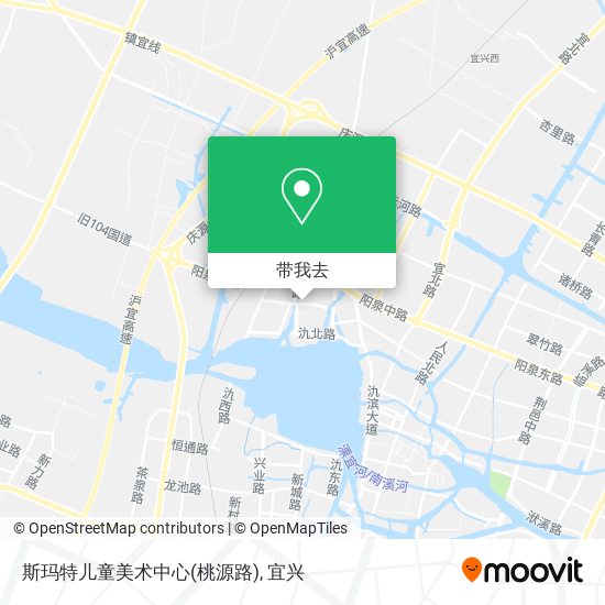 斯玛特儿童美术中心(桃源路)地图