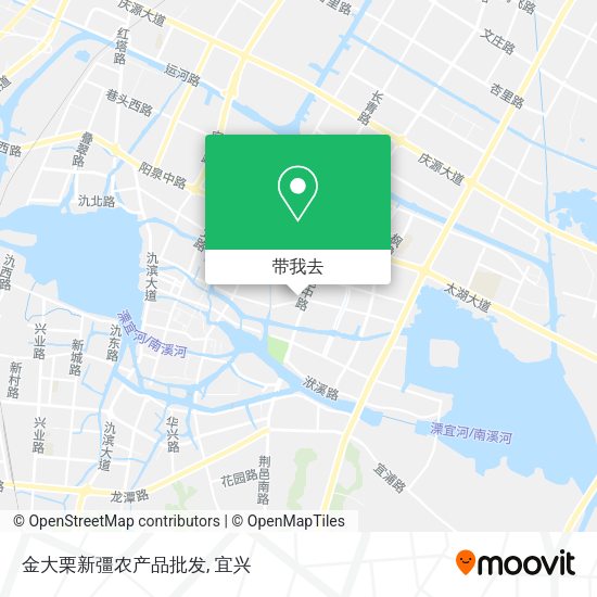 金大栗新彊农产品批发地图