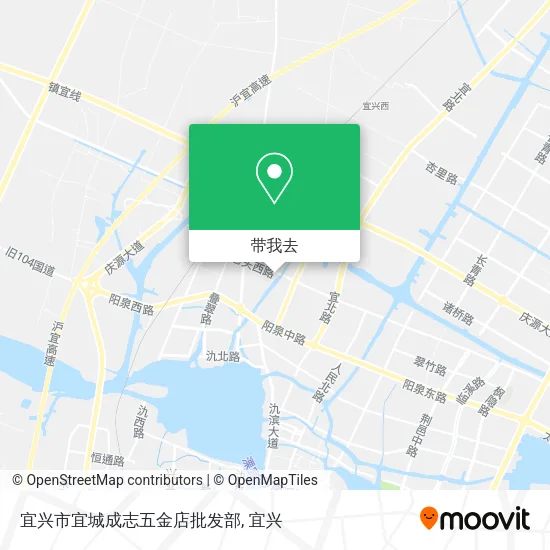 宜兴市宜城成志五金店批发部地图