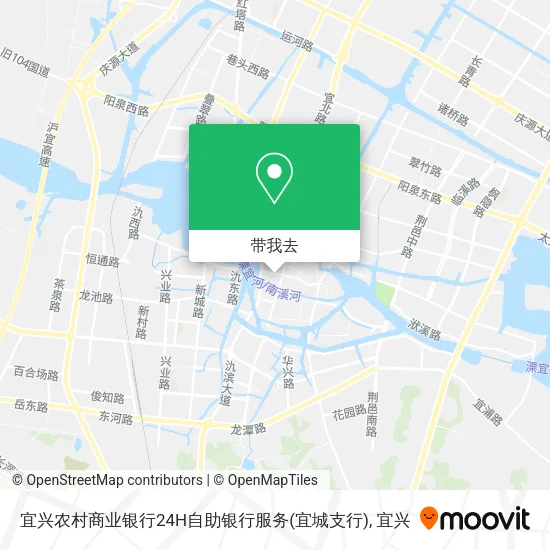 宜兴农村商业银行24H自助银行服务(宜城支行)地图