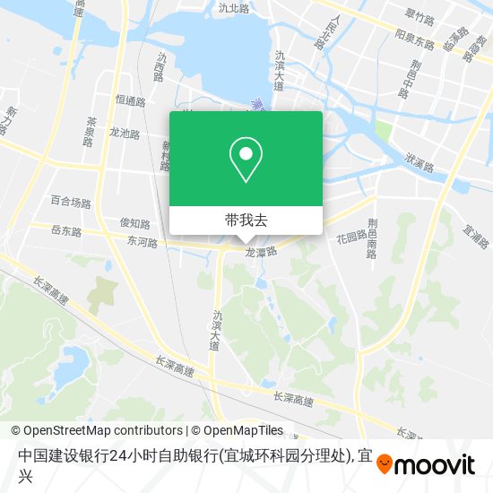 中国建设银行24小时自助银行(宜城环科园分理处)地图