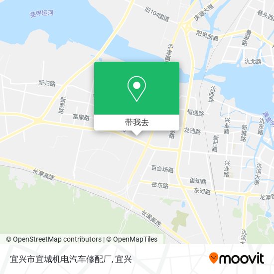 宜兴市宜城机电汽车修配厂地图