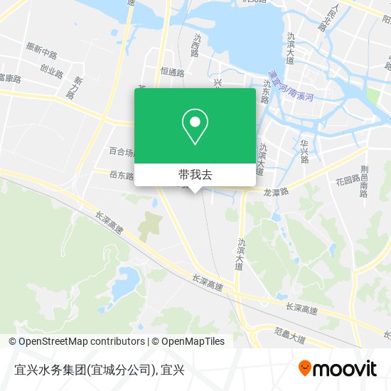 宜兴水务集团(宜城分公司)地图