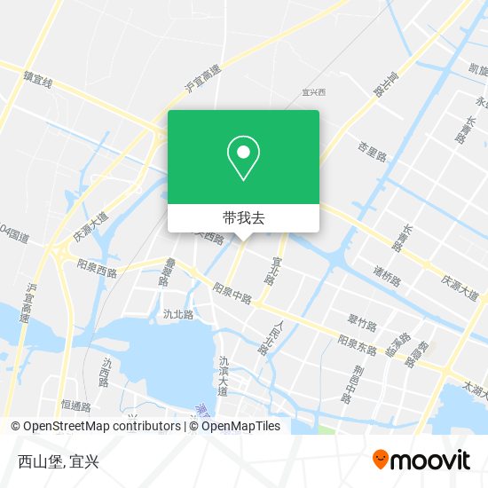 西山堡地图