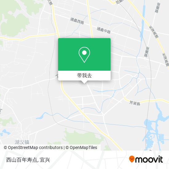 西山百年寿点地图