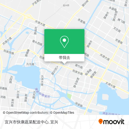 宜兴市快康蔬菜配送中心地图