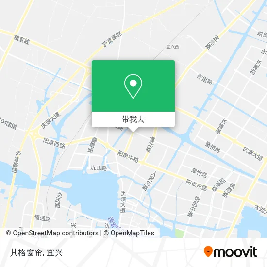 其格窗帘地图