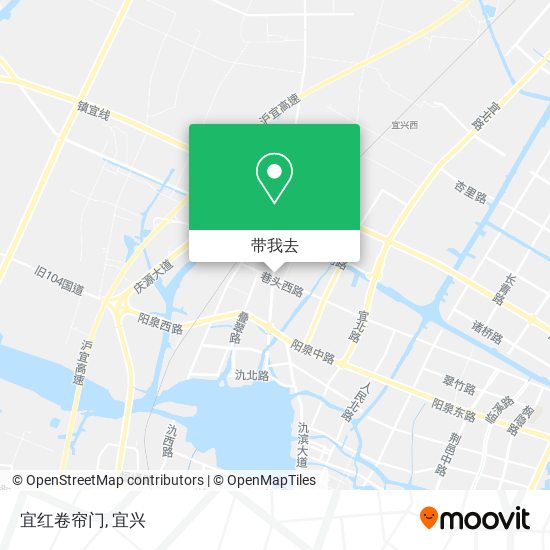 宜红卷帘门地图