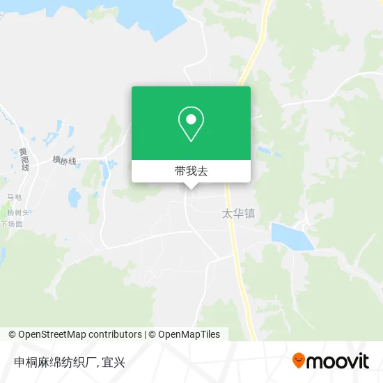 申桐麻绵纺织厂地图