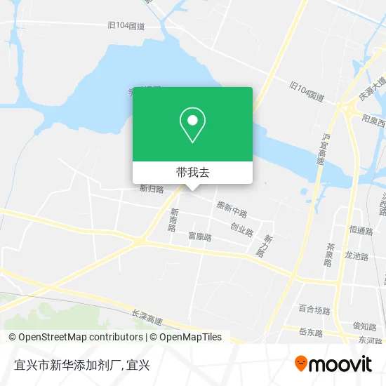 宜兴市新华添加剂厂地图