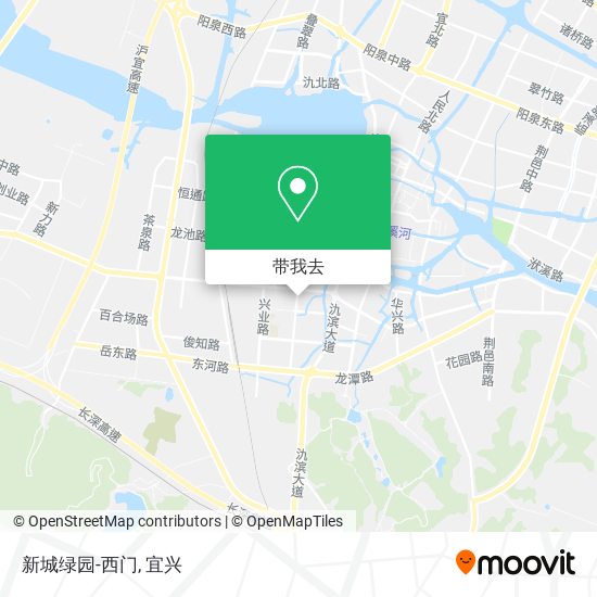 新城绿园-西门地图