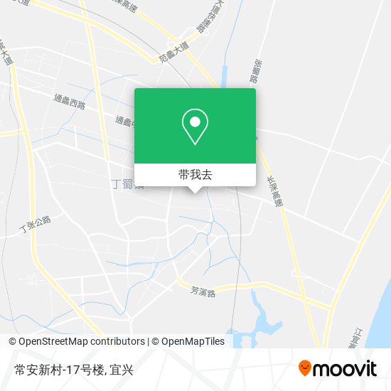 常安新村-17号楼地图